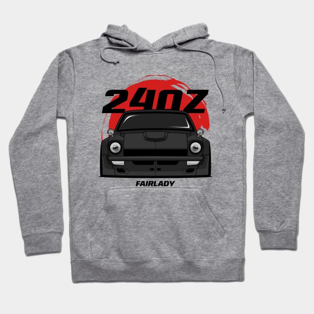 Black 240 Frldy Z Hoodie by GoldenTuners